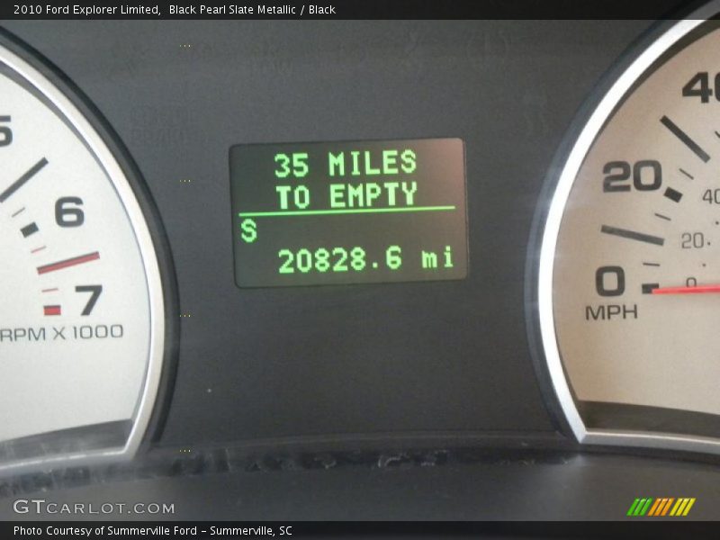 Black Pearl Slate Metallic / Black 2010 Ford Explorer Limited