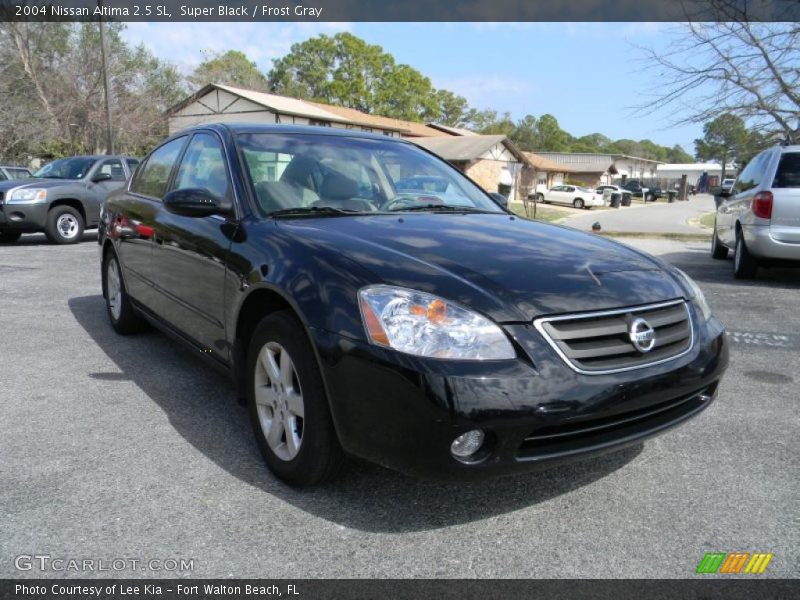 Super Black / Frost Gray 2004 Nissan Altima 2.5 SL