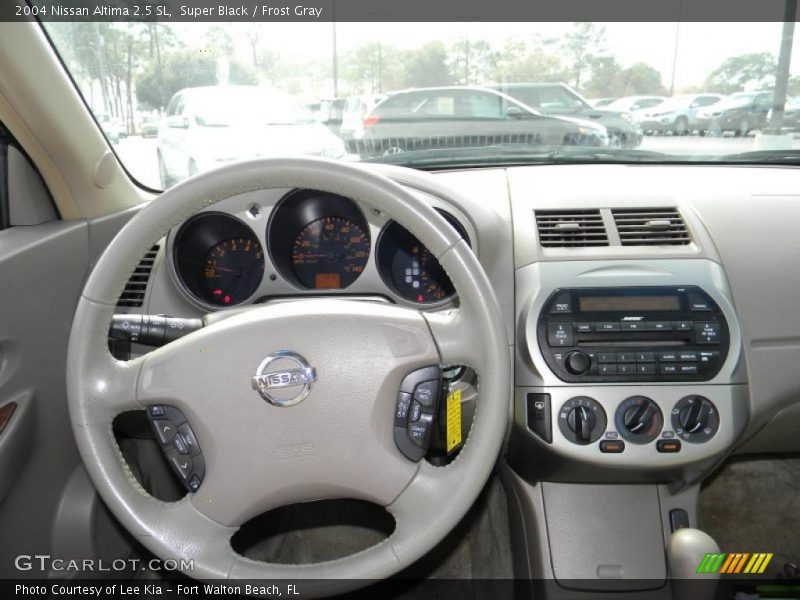 Super Black / Frost Gray 2004 Nissan Altima 2.5 SL