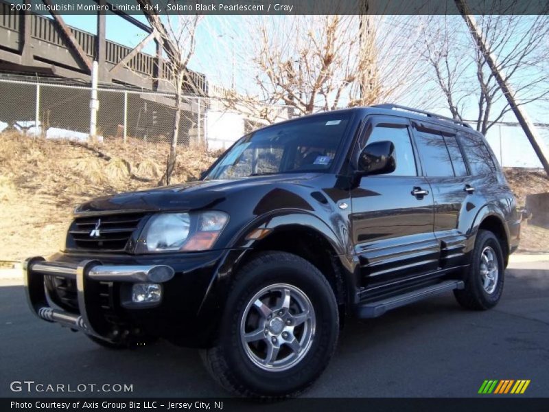 Solano Black Pearlescent / Gray 2002 Mitsubishi Montero Limited 4x4