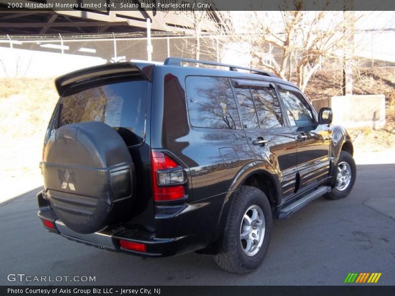 Solano Black Pearlescent / Gray 2002 Mitsubishi Montero Limited 4x4