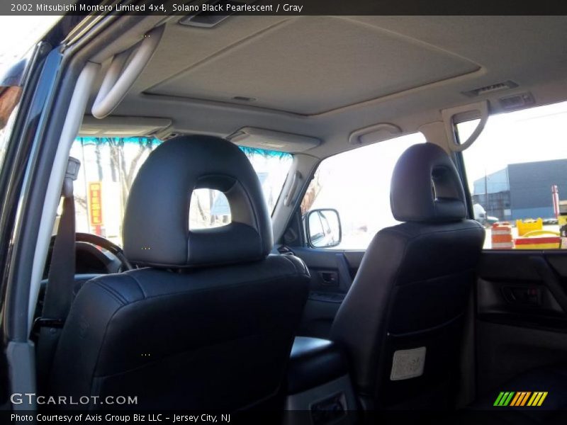 Solano Black Pearlescent / Gray 2002 Mitsubishi Montero Limited 4x4