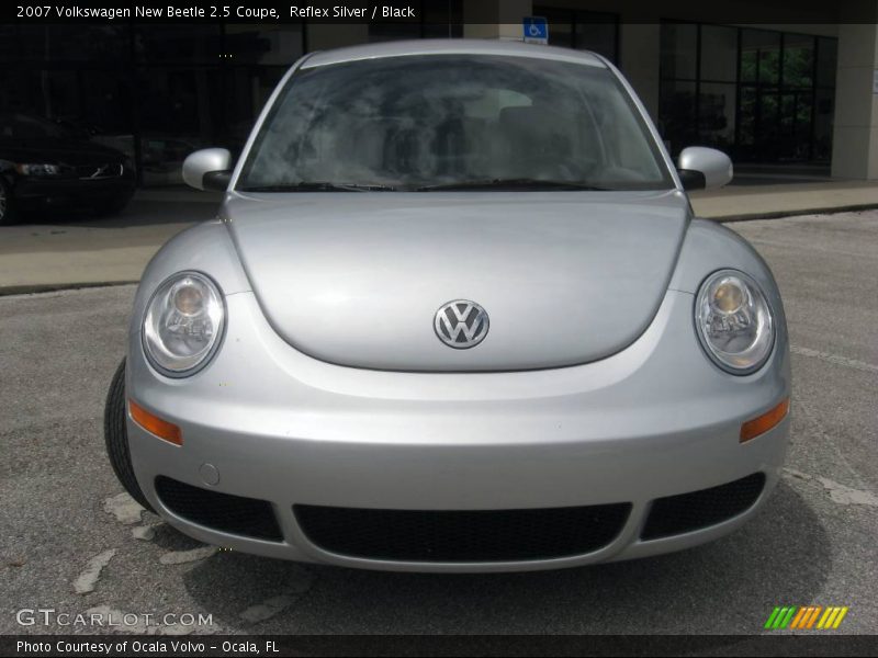 Reflex Silver / Black 2007 Volkswagen New Beetle 2.5 Coupe