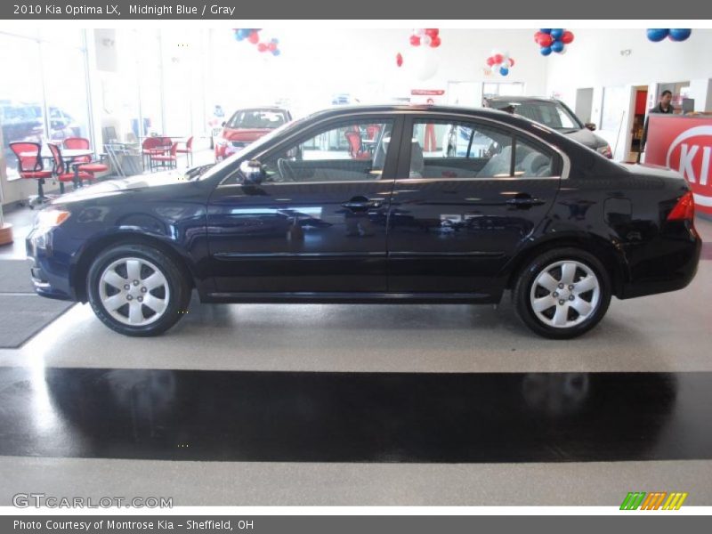 Midnight Blue / Gray 2010 Kia Optima LX