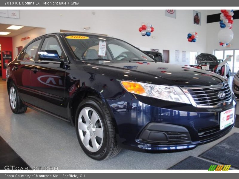 Midnight Blue / Gray 2010 Kia Optima LX