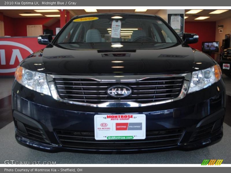 Midnight Blue / Gray 2010 Kia Optima LX