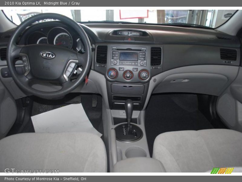 Midnight Blue / Gray 2010 Kia Optima LX