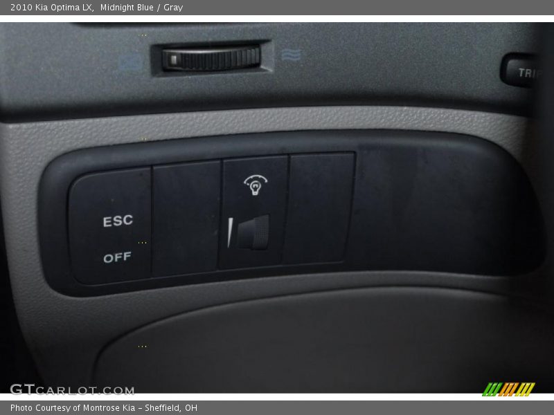 Midnight Blue / Gray 2010 Kia Optima LX