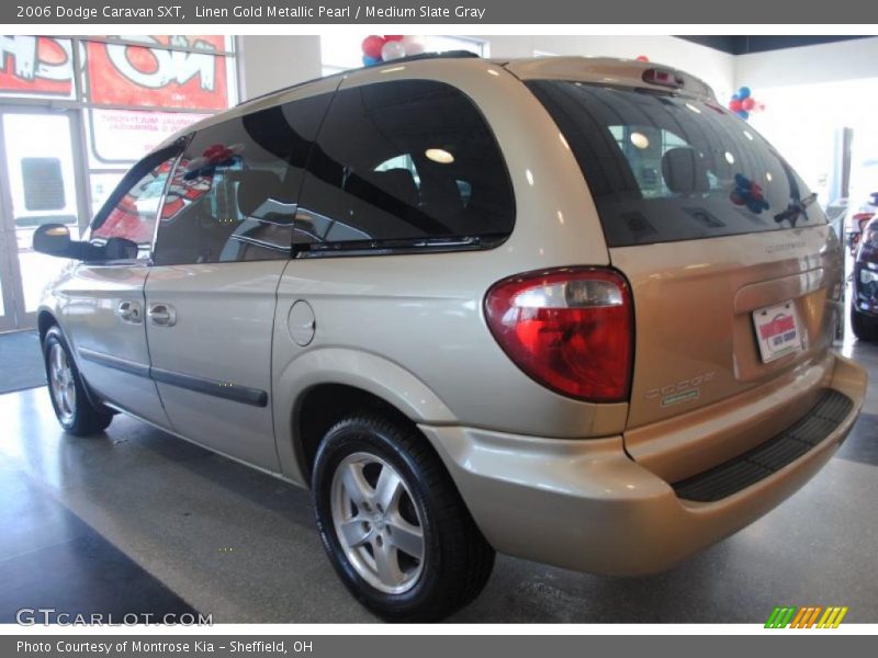 Linen Gold Metallic Pearl / Medium Slate Gray 2006 Dodge Caravan SXT