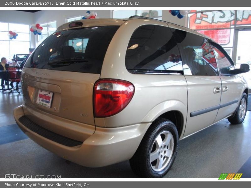 Linen Gold Metallic Pearl / Medium Slate Gray 2006 Dodge Caravan SXT