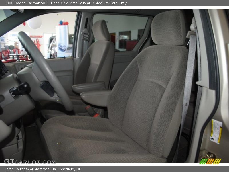 Linen Gold Metallic Pearl / Medium Slate Gray 2006 Dodge Caravan SXT