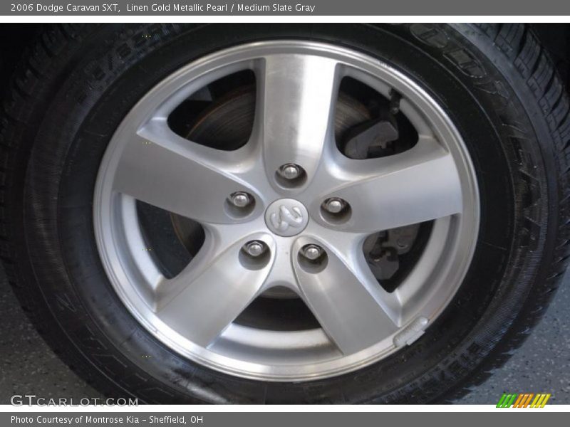 Linen Gold Metallic Pearl / Medium Slate Gray 2006 Dodge Caravan SXT