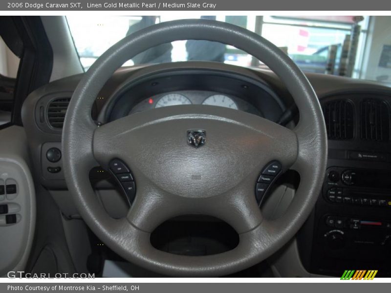 Linen Gold Metallic Pearl / Medium Slate Gray 2006 Dodge Caravan SXT