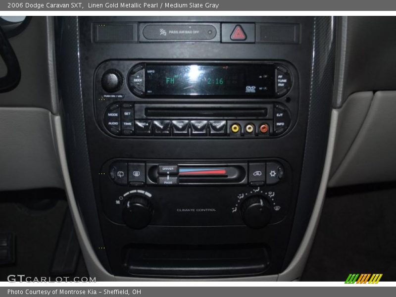 Linen Gold Metallic Pearl / Medium Slate Gray 2006 Dodge Caravan SXT