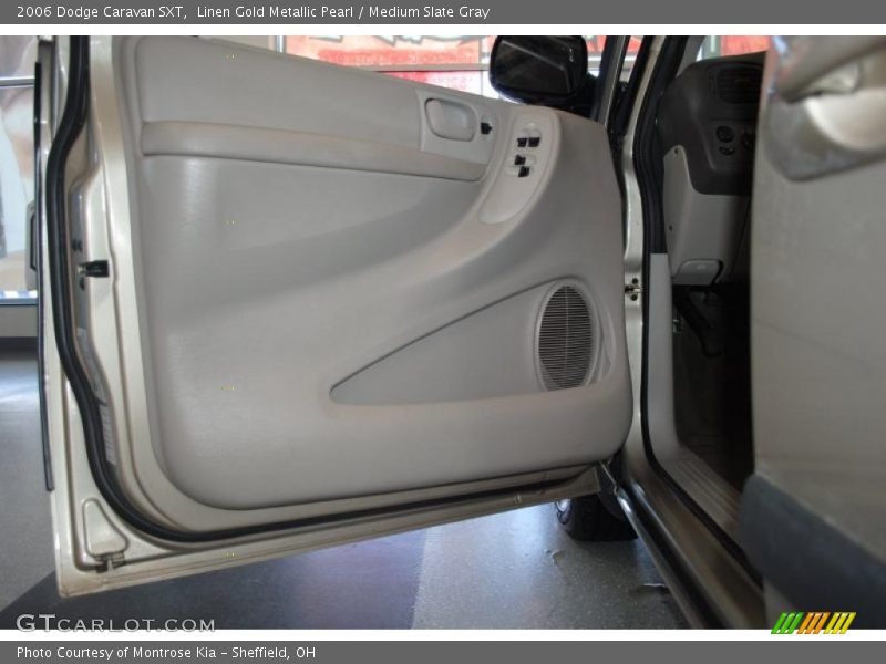 Linen Gold Metallic Pearl / Medium Slate Gray 2006 Dodge Caravan SXT