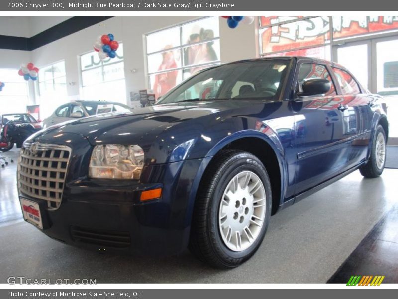 Midnight Blue Pearlcoat / Dark Slate Gray/Light Graystone 2006 Chrysler 300