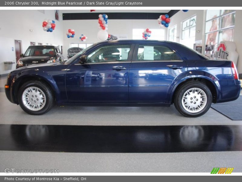 Midnight Blue Pearlcoat / Dark Slate Gray/Light Graystone 2006 Chrysler 300