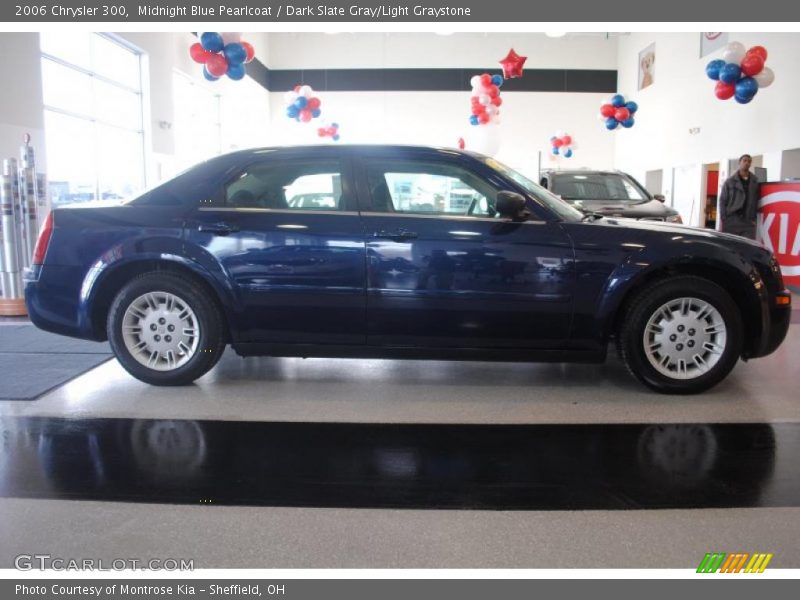Midnight Blue Pearlcoat / Dark Slate Gray/Light Graystone 2006 Chrysler 300