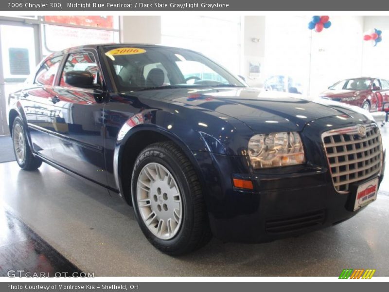Midnight Blue Pearlcoat / Dark Slate Gray/Light Graystone 2006 Chrysler 300