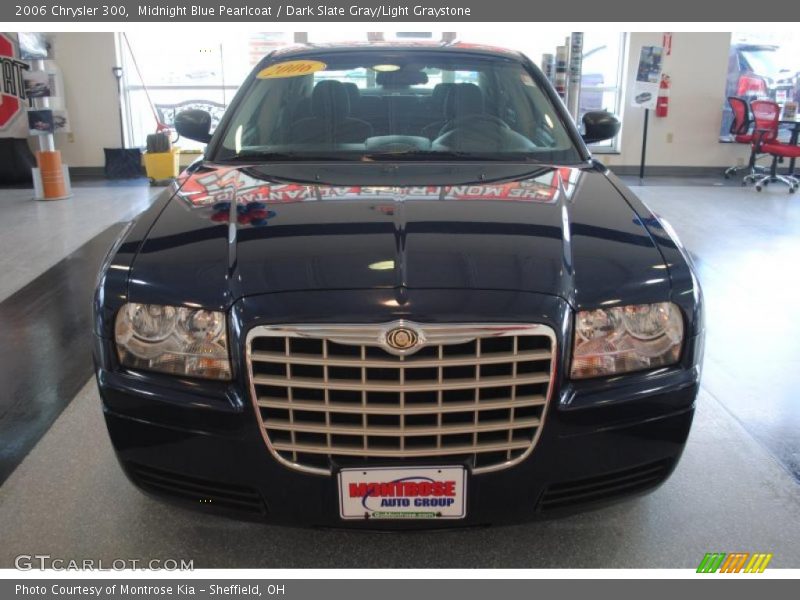 Midnight Blue Pearlcoat / Dark Slate Gray/Light Graystone 2006 Chrysler 300