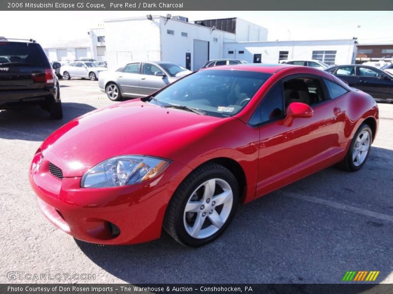 Pure Red / Dark Charcoal 2006 Mitsubishi Eclipse GS Coupe