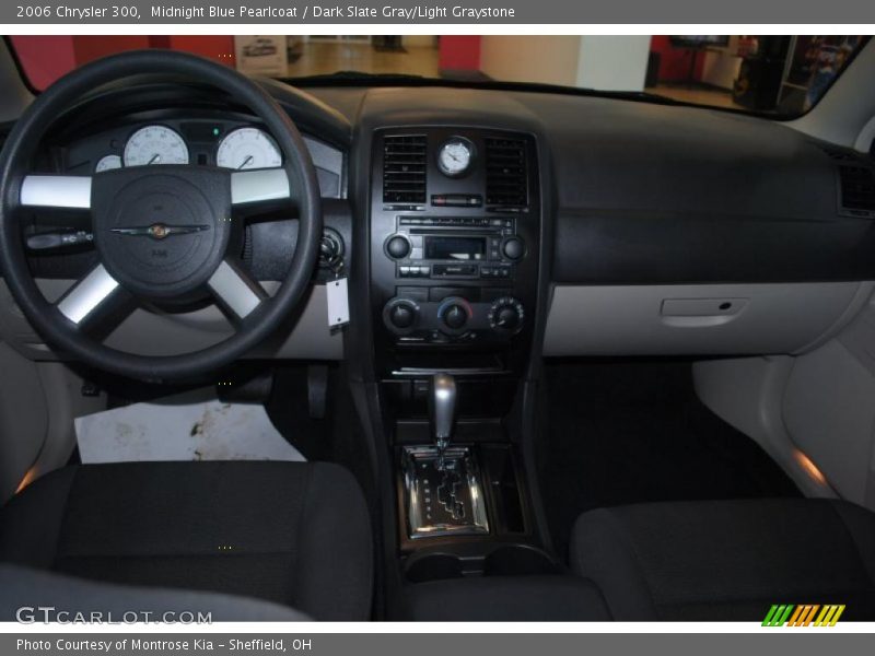 Midnight Blue Pearlcoat / Dark Slate Gray/Light Graystone 2006 Chrysler 300