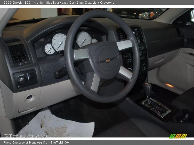 Midnight Blue Pearlcoat / Dark Slate Gray/Light Graystone 2006 Chrysler 300