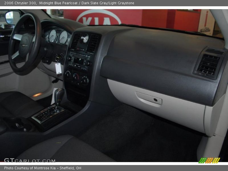 Midnight Blue Pearlcoat / Dark Slate Gray/Light Graystone 2006 Chrysler 300