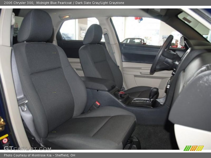 Midnight Blue Pearlcoat / Dark Slate Gray/Light Graystone 2006 Chrysler 300