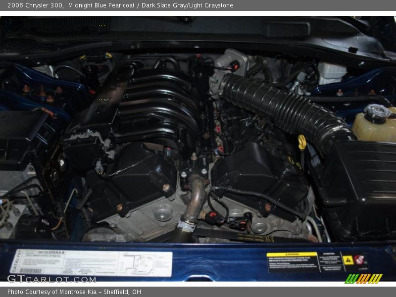 Midnight Blue Pearlcoat / Dark Slate Gray/Light Graystone 2006 Chrysler 300