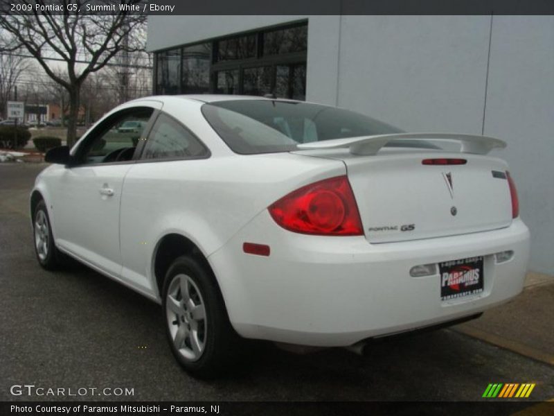 Summit White / Ebony 2009 Pontiac G5