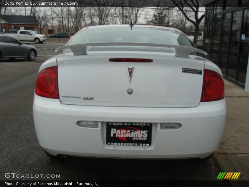 Summit White / Ebony 2009 Pontiac G5