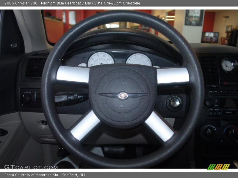 Midnight Blue Pearlcoat / Dark Slate Gray/Light Graystone 2006 Chrysler 300