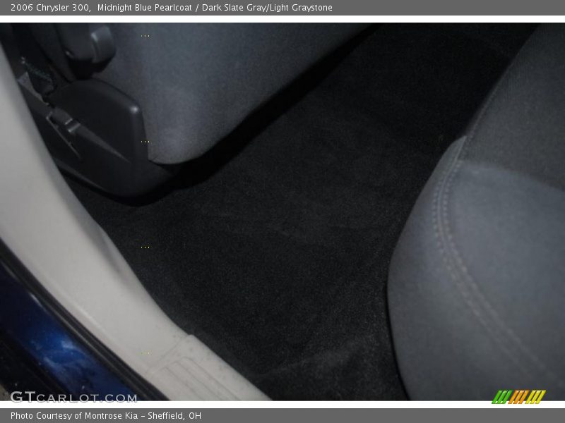 Midnight Blue Pearlcoat / Dark Slate Gray/Light Graystone 2006 Chrysler 300