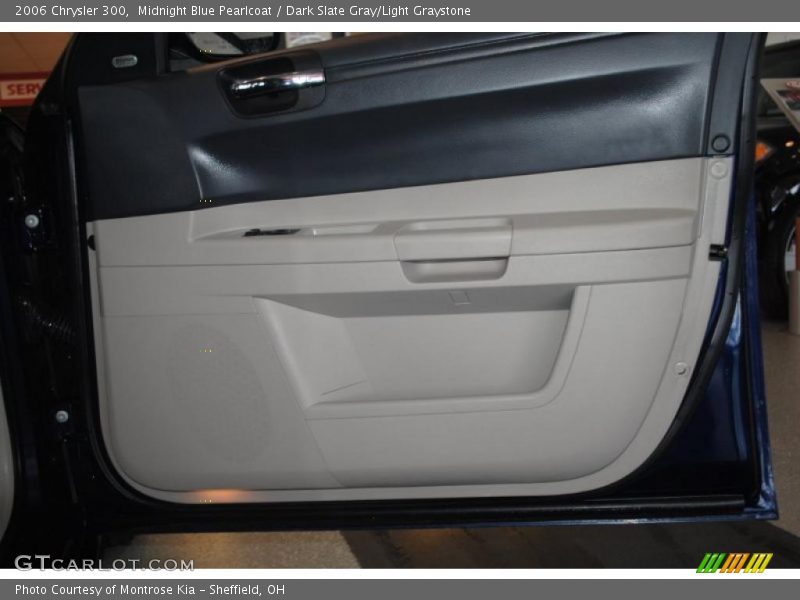 Midnight Blue Pearlcoat / Dark Slate Gray/Light Graystone 2006 Chrysler 300