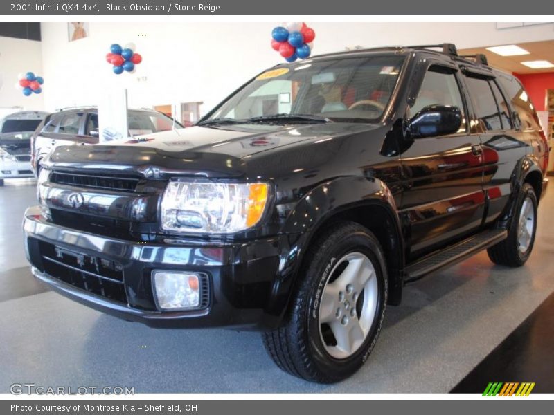 Black Obsidian / Stone Beige 2001 Infiniti QX4 4x4