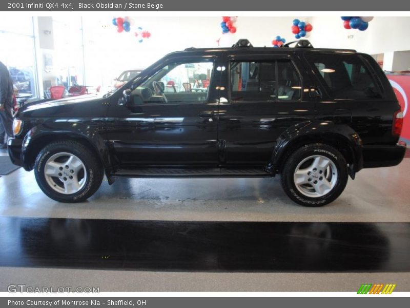 Black Obsidian / Stone Beige 2001 Infiniti QX4 4x4