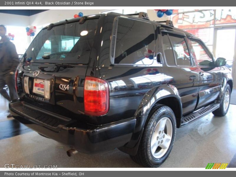 Black Obsidian / Stone Beige 2001 Infiniti QX4 4x4