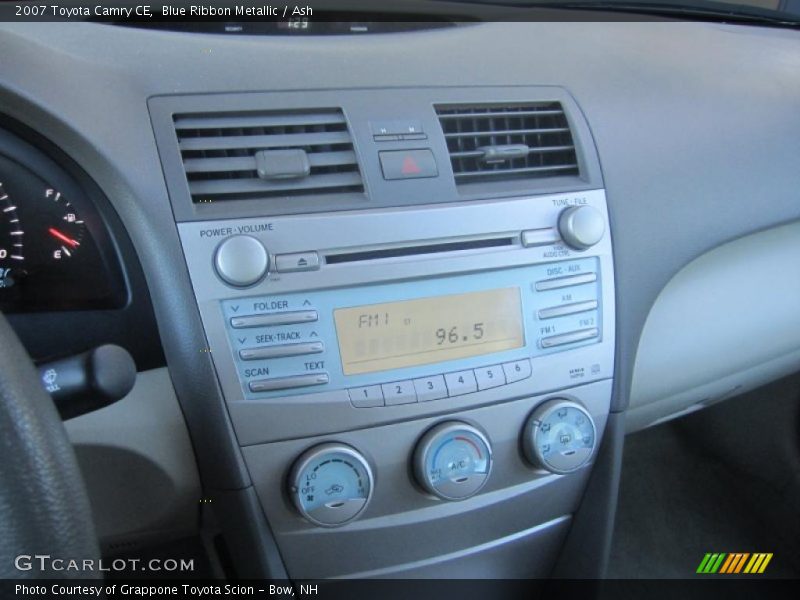 Blue Ribbon Metallic / Ash 2007 Toyota Camry CE