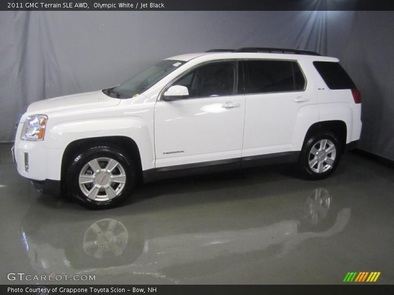 Olympic White / Jet Black 2011 GMC Terrain SLE AWD