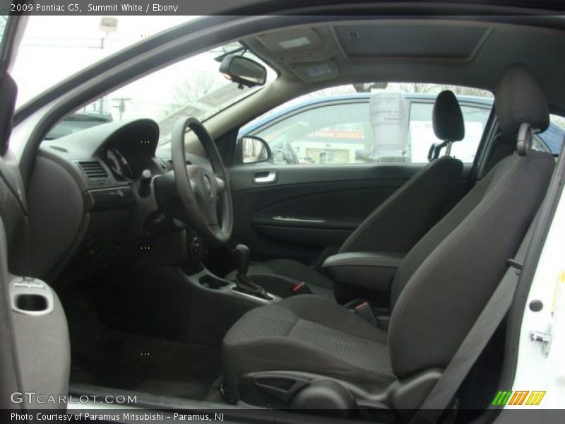 Summit White / Ebony 2009 Pontiac G5