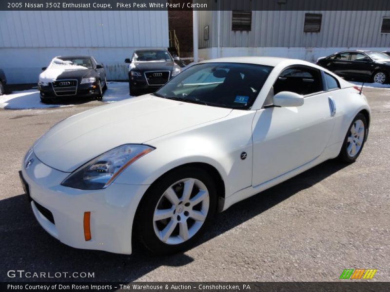 Pikes Peak White Pearl / Carbon 2005 Nissan 350Z Enthusiast Coupe