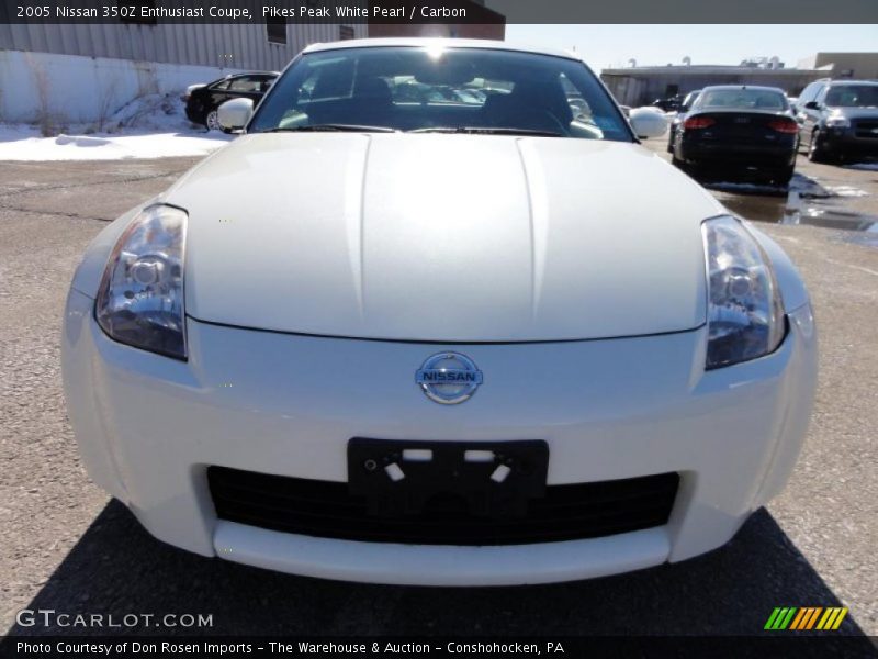 Pikes Peak White Pearl / Carbon 2005 Nissan 350Z Enthusiast Coupe