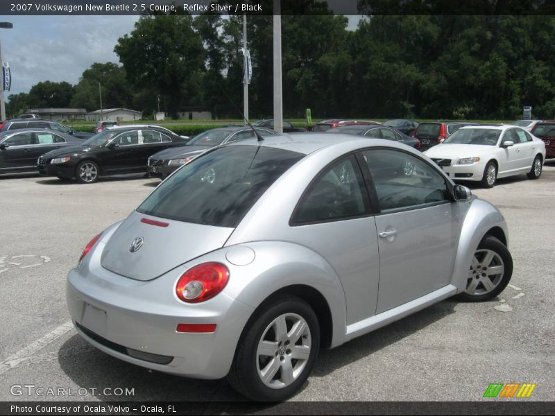 Reflex Silver / Black 2007 Volkswagen New Beetle 2.5 Coupe