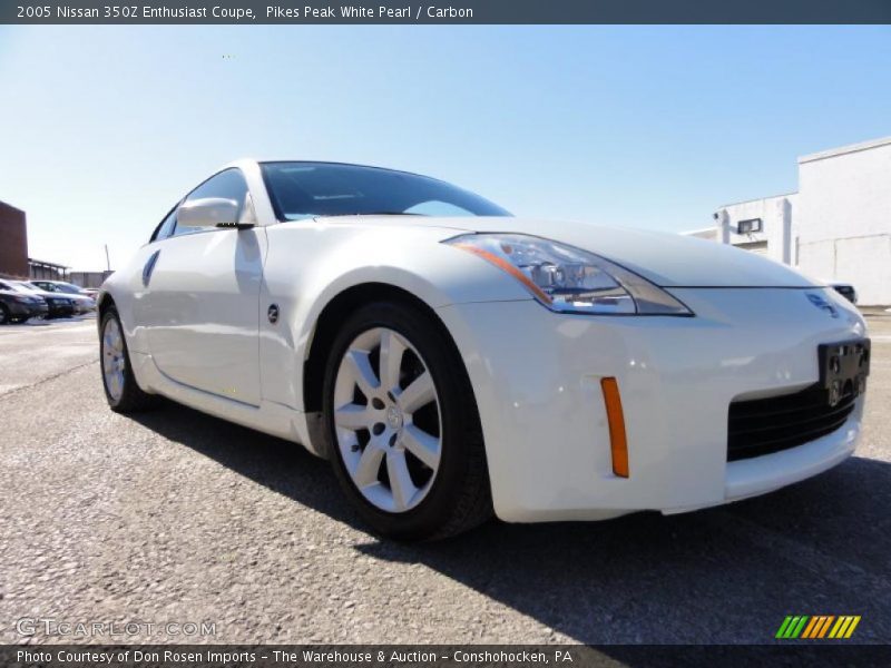 Pikes Peak White Pearl / Carbon 2005 Nissan 350Z Enthusiast Coupe
