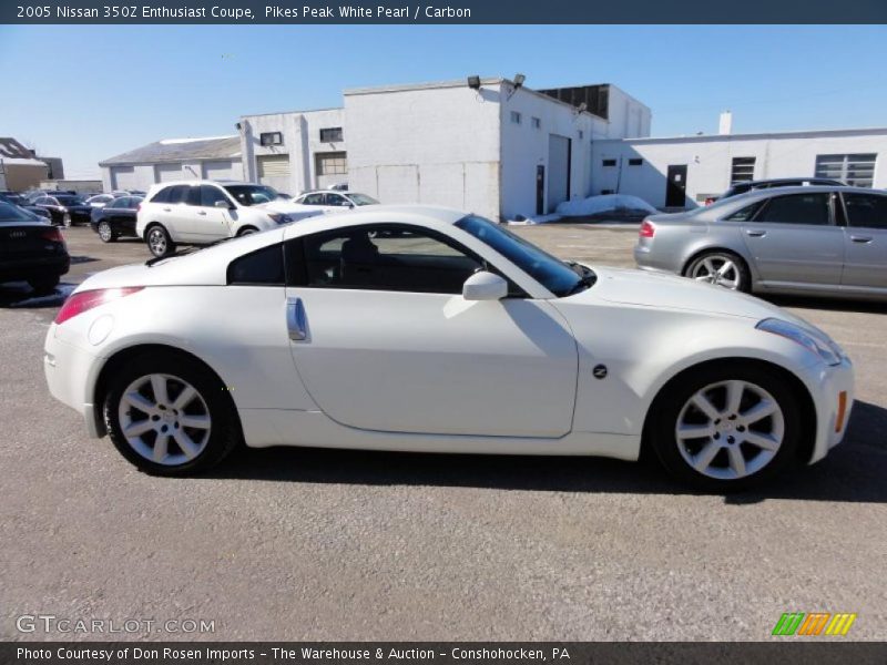 Pikes Peak White Pearl / Carbon 2005 Nissan 350Z Enthusiast Coupe