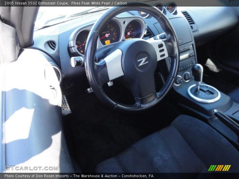 Pikes Peak White Pearl / Carbon 2005 Nissan 350Z Enthusiast Coupe