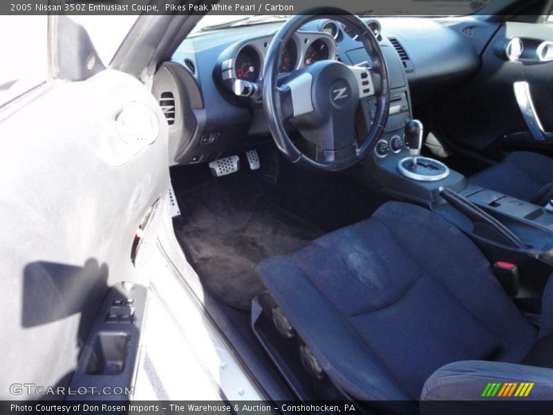 Pikes Peak White Pearl / Carbon 2005 Nissan 350Z Enthusiast Coupe