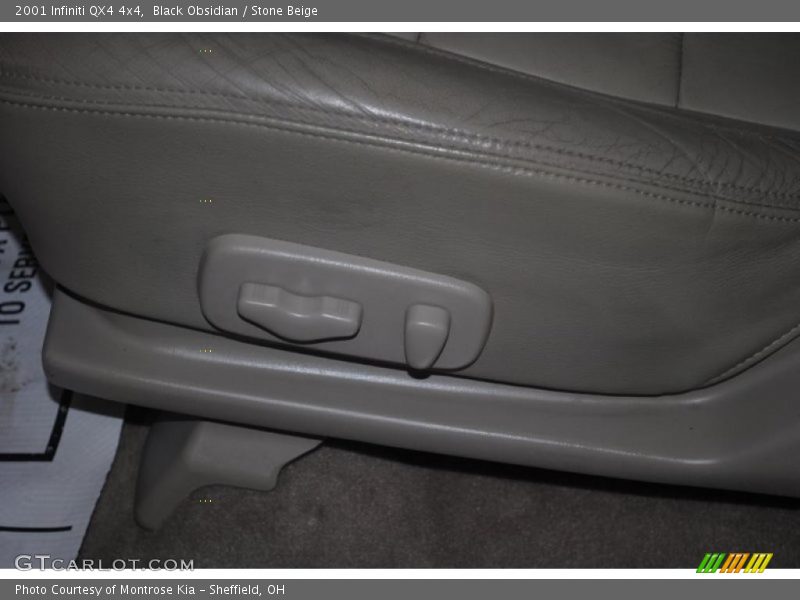 Black Obsidian / Stone Beige 2001 Infiniti QX4 4x4