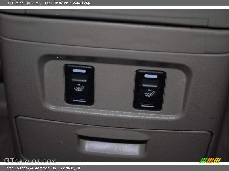 Black Obsidian / Stone Beige 2001 Infiniti QX4 4x4